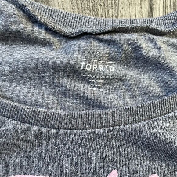 TORRID Breast Cancer Awareness Fight Sweater sweatshirt pullover - Picture 7 of 10